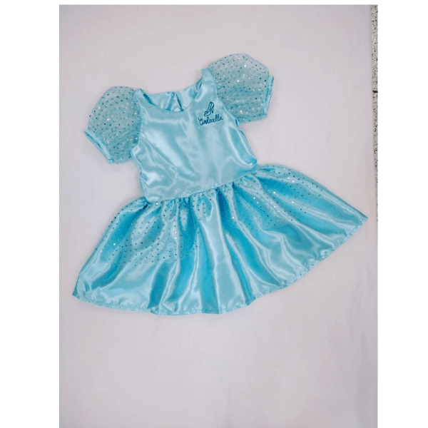 Cinderella Embroidered Costume Dress For Girls